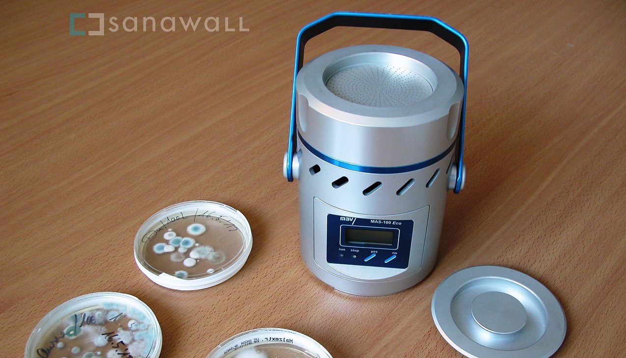 Luftkeimsammler für Raumluftmessung bei Verdacht auf Schimmelpilz